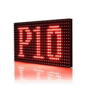P10 OUTDOOR SMD SINGLE RED COLOR LED PANEL DISPLAY MODULE 32X16CM 320X160MM