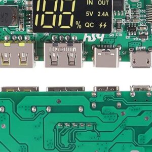 QC MOBILE POWER BOOST MODULE 5V 2.4A CHARGER CIRCUIT BOARD LCD DISPLAY