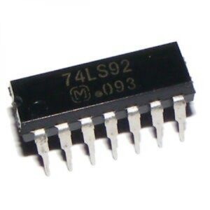 74LS92 DECADE COUNTER IC