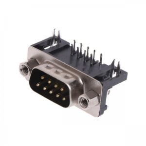 DB9 MALE 9-PIN RIGHT ANGLE PCB MOUNT CONNECTOR