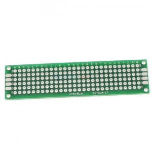 PCB PROTOTYPE PCB PROTOBOARD CIRCUIT BOARD STRIPBOARD VEROBOARD 2X8 SINGLE SIDE PROTOTYPING