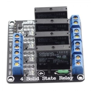 5V 4 CHANNEL SSR G3MB-202P SOLID STATE RELAY MODULE 240V 2A IN PAKISTAN