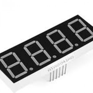 COMMON ANODE 4 DIGIT 7 SEGMENT RED LED DISPLAY