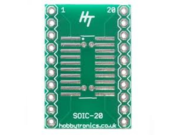 MULTI TSSOP 20PINS (0.65MM) TO DIP + SOP 20PINS(1.27MM) TO DIP CONVERTER/ADAPTER IN PAKISTAN