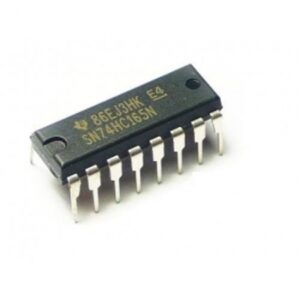 74HC165 INTERFACING PARALLEL IN SERIAL OUT SHIFT REGISTER IC