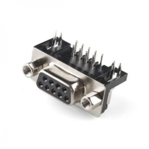 DB9 FEMALE 9-PIN RIGHT ANGLE PCB MOUNT CONNECTOR