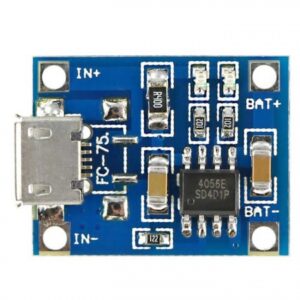 TP4056 LITHIUM BATTERY CHARGER OUTWITH PROTECTION MODULE