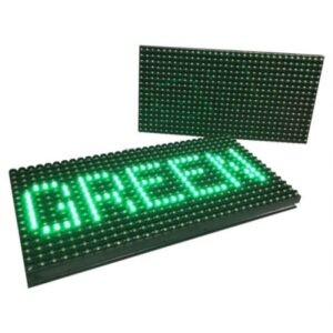 P10 OUTDOOR SMD SINGLE GREEN COLOR LED PANEL DISPLAY MODULE 32X16CM 320X160MM