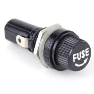 FUSE HOLDER ROUND SCREW SMALL