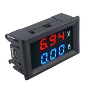 DC VOLTMETER AMMETER DUAL LED DISPLAY METER